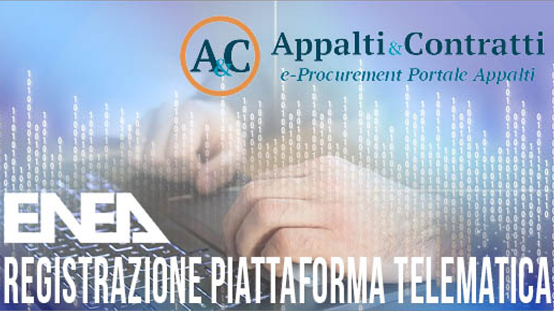 Appalti e contratti - Registrazione piattaforma telematica procedure effettuate fuori del MEPA